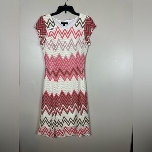 Sharagano 10 16-1/2 p2 p42” length.  Forming dress. Asymmetrical.